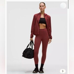 Lululemon — Wunder Train High-Rise Tight 25" Red Merlot